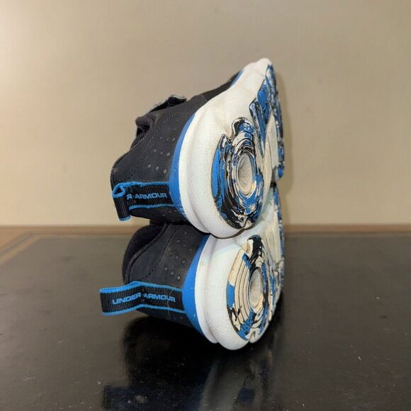Under Armour Assert Black Blue White 3022101-008 PS Preschool Size 2Y - Picture 6 of 6